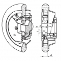 Dimension of Winding Shaft In Sliding Chuck